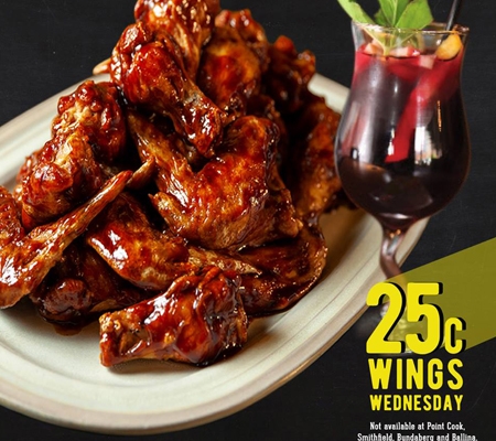 25c wings wednesday