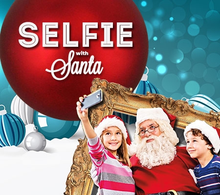 santa selfie