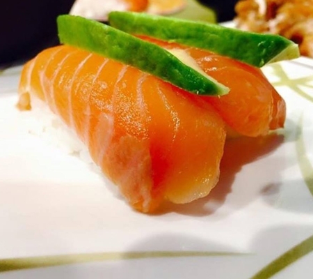 salmon sushi